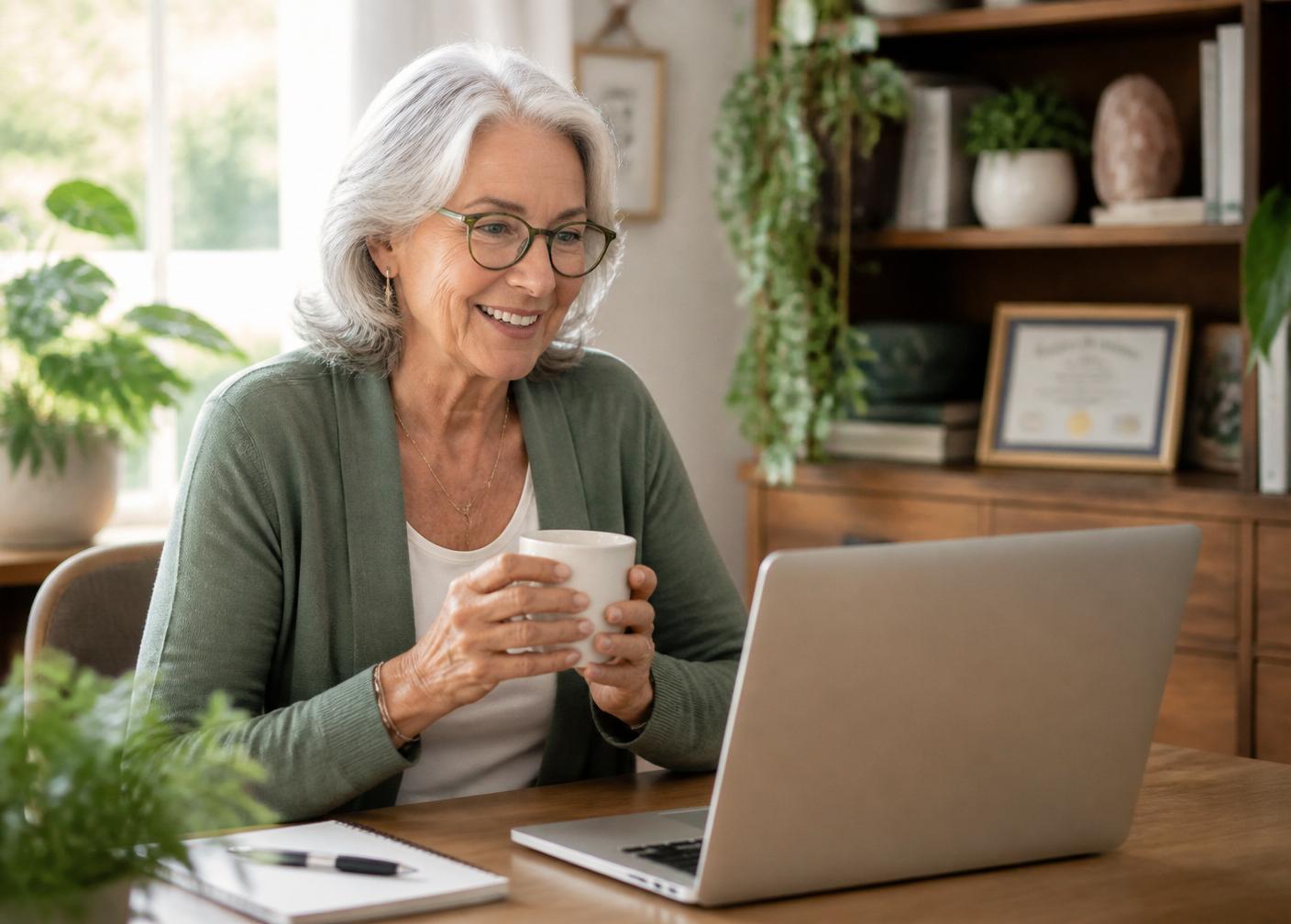 Friendly online consultation in a home setting